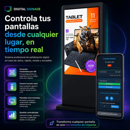 Digital Signage Pro 1.0 – Sistema de Señalización Digital