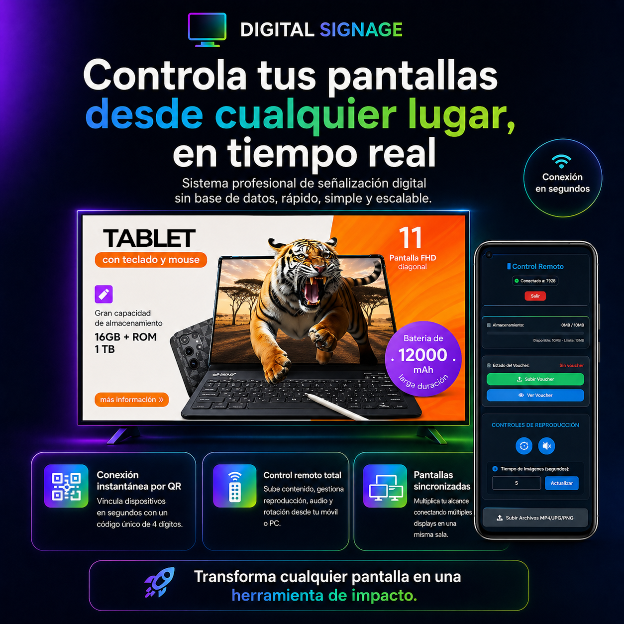 Digital Signage Pro 1.0 – Sistema de Señalización Digital