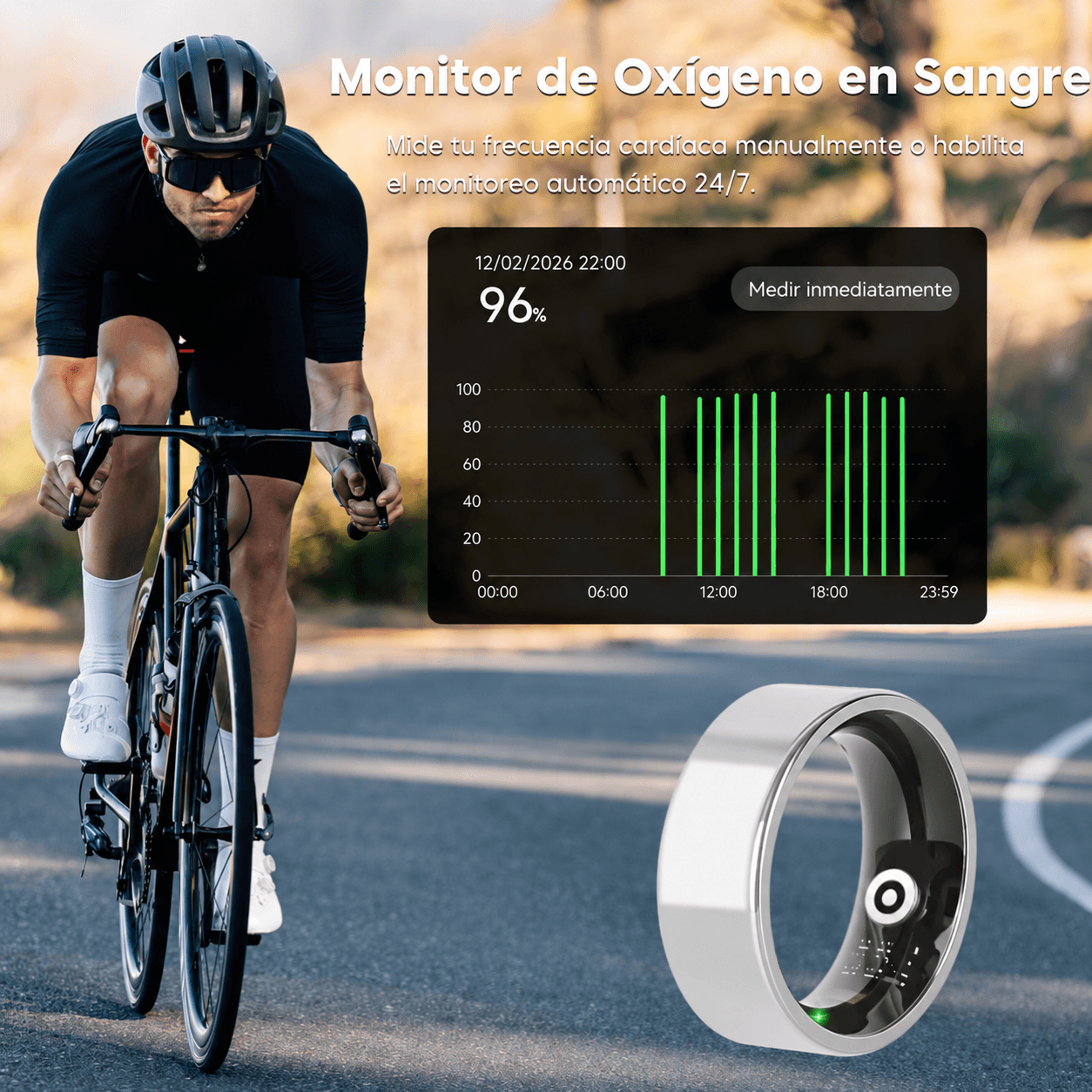 Anillo Inteligente Fitness & Bienestar