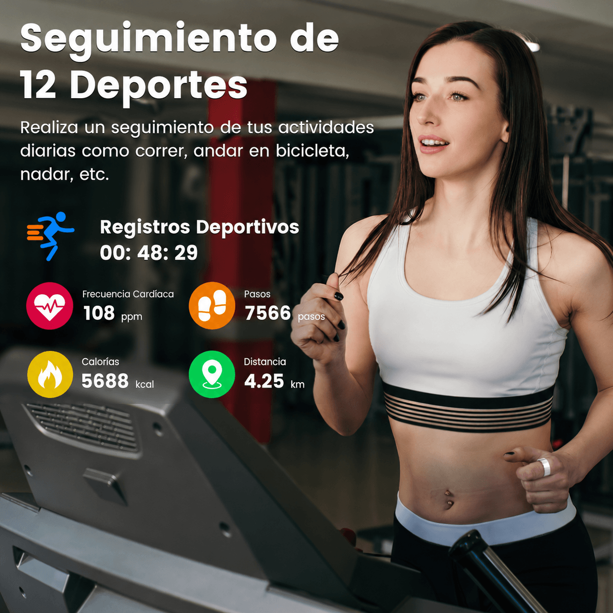 Anillo Inteligente Fitness & Bienestar