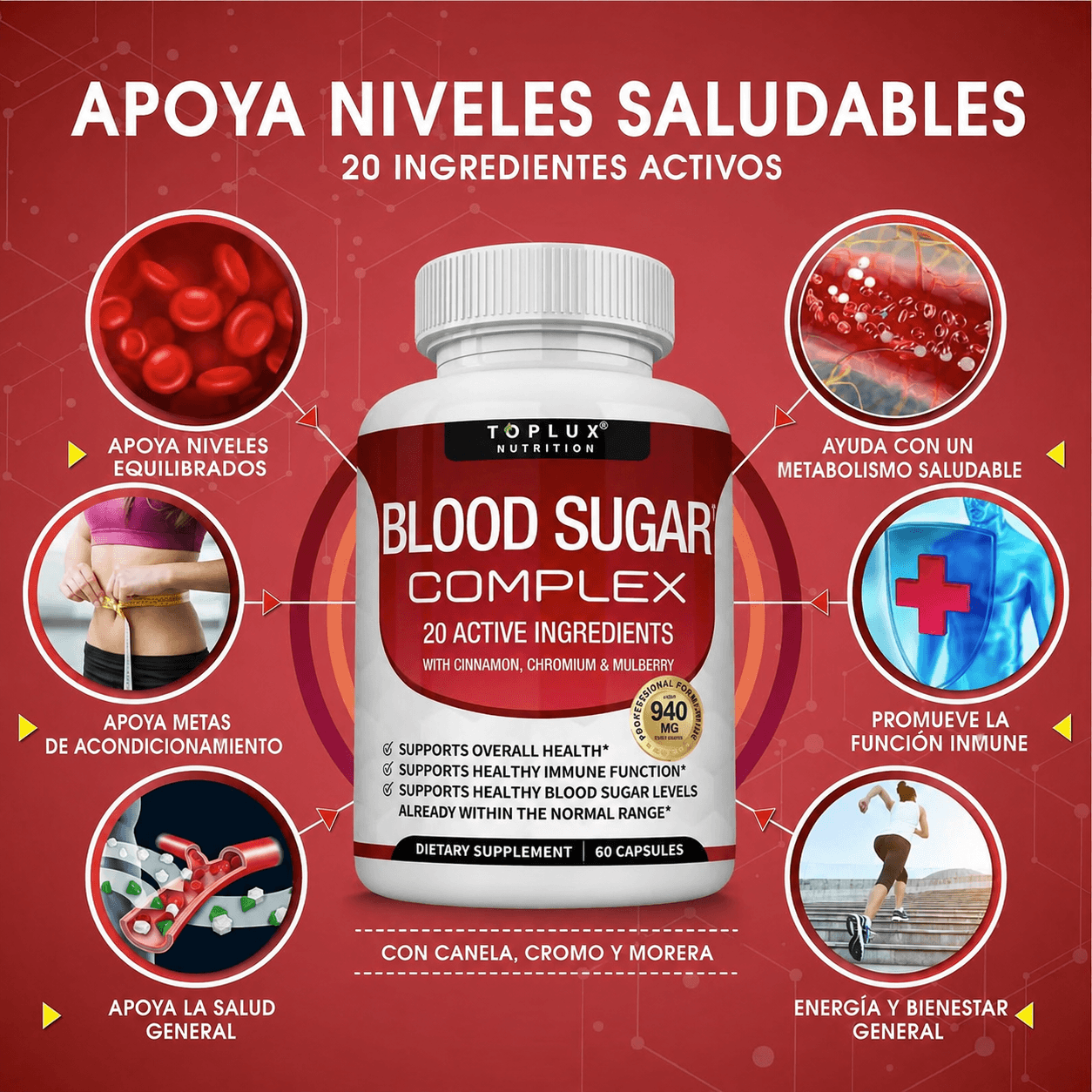 BLOOD SUGAR - NIVELES SALUDABLES 60 CAP