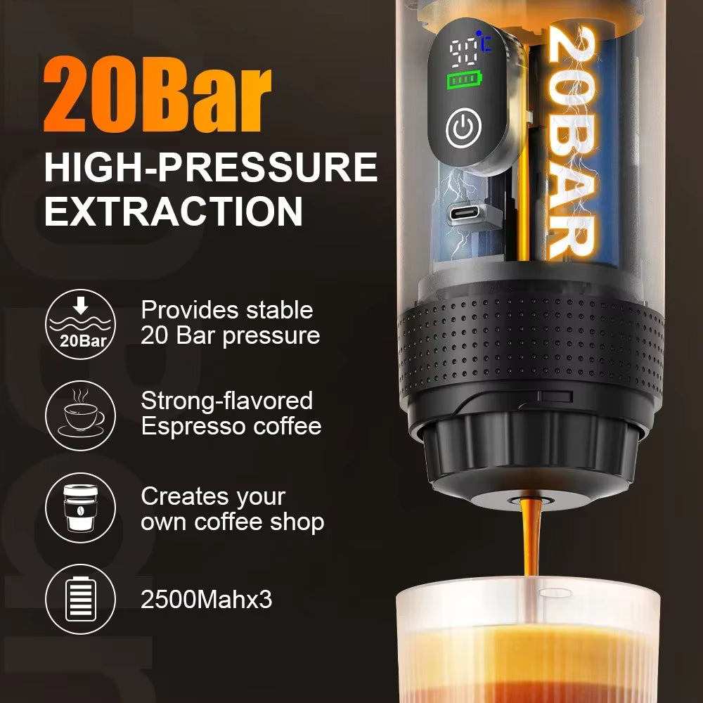 Cafetera Portátil 3 en 1