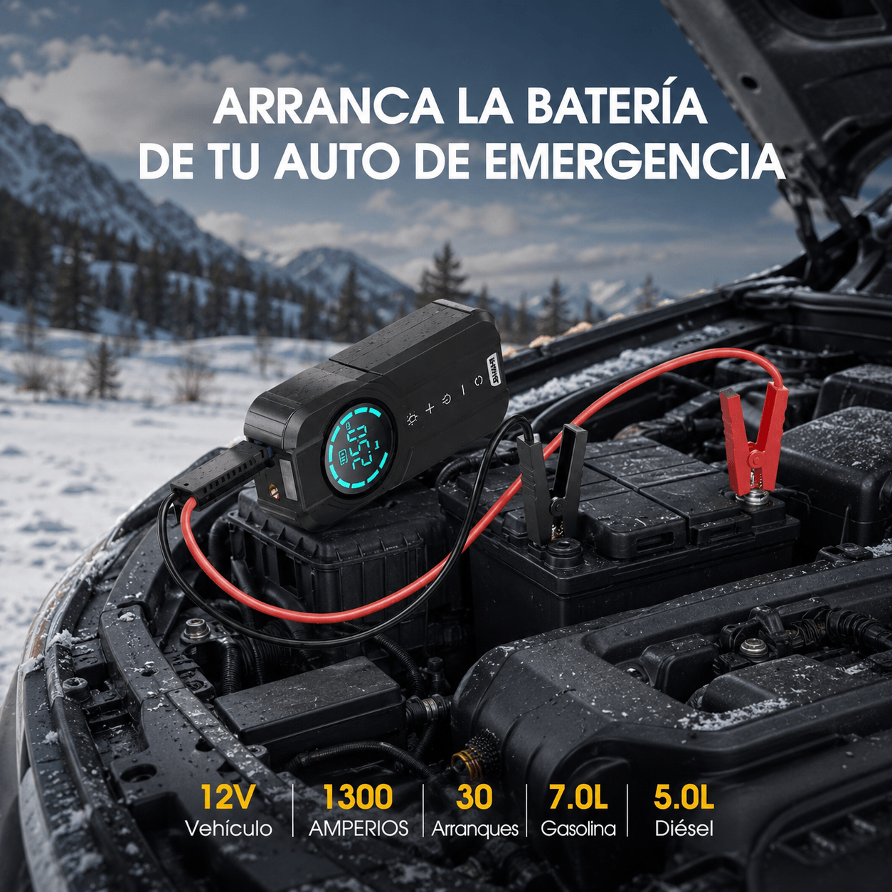 Equipo de asistencia para carros 4 en 1
