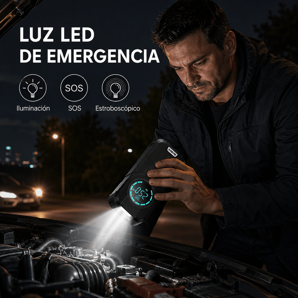 Equipo de asistencia para carros 4 en 1