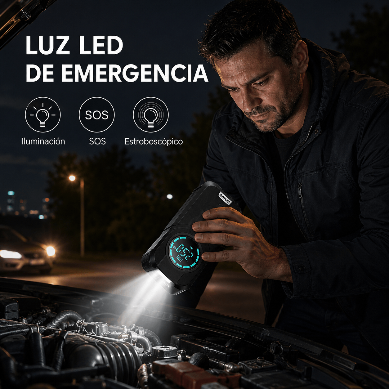 Equipo de asistencia para carros 4 en 1