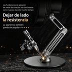 Ventilador eléctrico plegable con carga USB y rotación de 360 grados