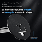 Ventilador eléctrico plegable con carga USB y rotación de 360 grados